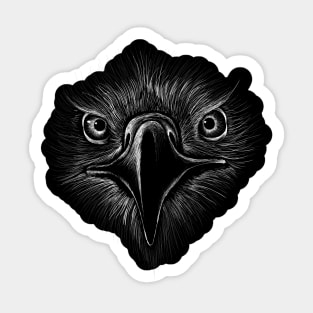 Eagle raven crow eagles US USA falcon magic t shirt t-shirt Sticker